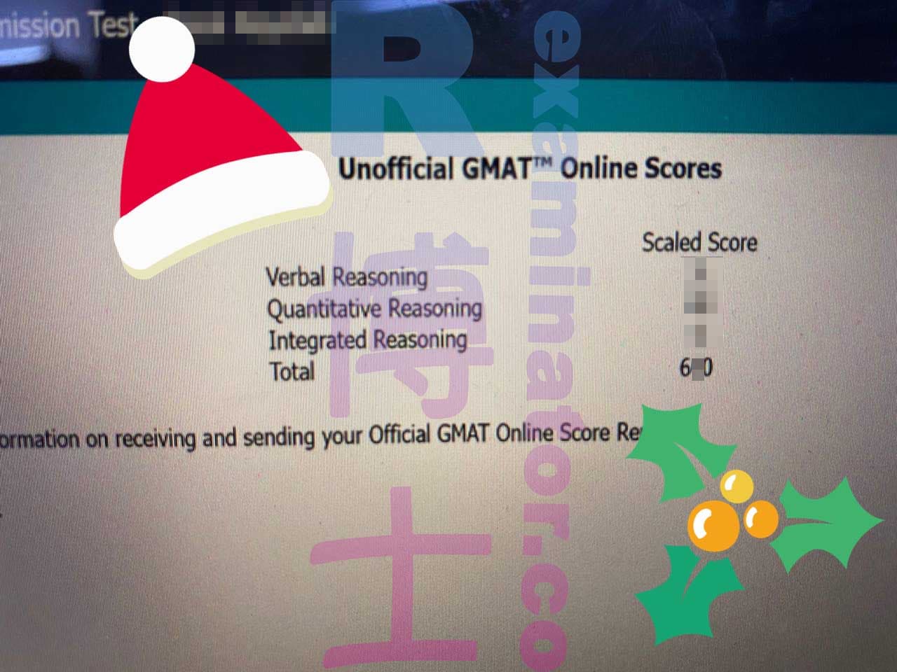 score image for Tricherie au GMAT success story #429