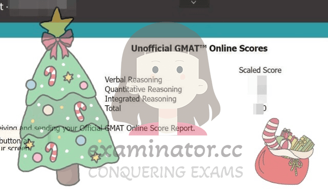 score image for Tricherie au GMAT success story #605